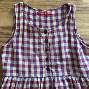 PYNE&SMITH Model No.24 Dress in Tilling Check